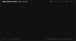 Desktop Screenshot of frentesonicofuturista.net